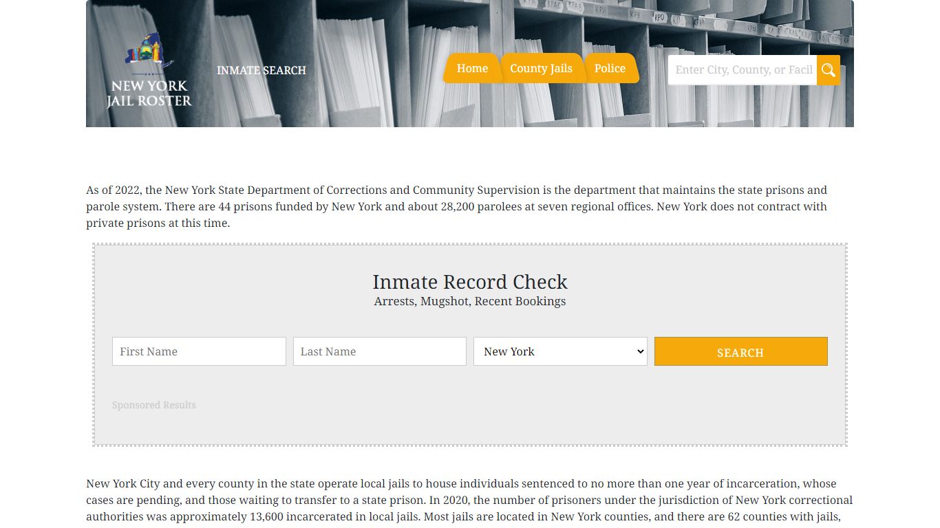 Nassau County Jail | Jail Roster Search